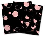 Vinyl Craft Cutter Designer 12x12 Sheets Lots of Dots Pink on Black - 2 Pack