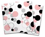 Vinyl Craft Cutter Designer 12x12 Sheets Lots of Dots Pink on White - 2 Pack