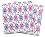 Vinyl Craft Cutter Designer 12x12 Sheets Argyle Pink and Blue - 2 Pack