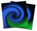Vinyl Craft Cutter Designer 12x12 Sheets Alecias Swirl 01 Blue - 2 Pack