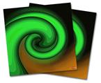 Vinyl Craft Cutter Designer 12x12 Sheets Alecias Swirl 01 Green - 2 Pack
