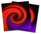 Vinyl Craft Cutter Designer 12x12 Sheets Alecias Swirl 01 Red - 2 Pack