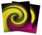 Vinyl Craft Cutter Designer 12x12 Sheets Alecias Swirl 01 Yellow - 2 Pack