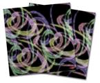 Vinyl Craft Cutter Designer 12x12 Sheets Neon Swoosh on Black - 2 Pack