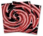 Vinyl Craft Cutter Designer 12x12 Sheets Alecias Swirl 02 Red - 2 Pack