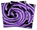 Vinyl Craft Cutter Designer 12x12 Sheets Alecias Swirl 02 Purple - 2 Pack