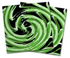 Vinyl Craft Cutter Designer 12x12 Sheets Alecias Swirl 02 Green - 2 Pack