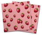 Vinyl Craft Cutter Designer 12x12 Sheets Strawberries on Pink - 2 Pack