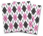 Vinyl Craft Cutter Designer 12x12 Sheets Argyle Pink and Gray - 2 Pack