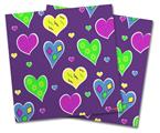 Vinyl Craft Cutter Designer 12x12 Sheets Crazy Hearts - 2 Pack