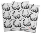 Vinyl Craft Cutter Designer 12x12 Sheets Petals Gray - 2 Pack