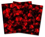 Vinyl Craft Cutter Designer 12x12 Sheets Skulls Confetti Red - 2 Pack
