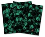 Vinyl Craft Cutter Designer 12x12 Sheets Skulls Confetti Seafoam Green - 2 Pack