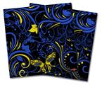 Vinyl Craft Cutter Designer 12x12 Sheets Twisted Garden Blue and Yellow - 2 Pack