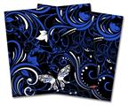 Vinyl Craft Cutter Designer 12x12 Sheets Twisted Garden Blue and White - 2 Pack