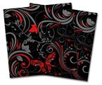 Vinyl Craft Cutter Designer 12x12 Sheets Twisted Garden Gray and Red - 2 Pack