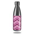 Skin Decal Wrap for RTIC Water Bottle 17oz Zig Zag Pinks (BOTTLE NOT INCLUDED)
