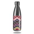 Skin Decal Wrap for RTIC Water Bottle 17oz Zig Zag Colors 02 (BOTTLE NOT INCLUDED)