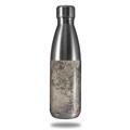 Skin Decal Wrap for RTIC Water Bottle 17oz Pastel Abstract Gray and Purple (BOTTLE NOT INCLUDED)