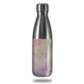 Skin Decal Wrap for RTIC Water Bottle 17oz Pastel Abstract Pink and Blue (BOTTLE NOT INCLUDED)