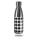 Skin Decal Wrap for RTIC Water Bottle 17oz Houndstooth Black and White (BOTTLE NOT INCLUDED)