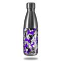 Skin Decal Wrap for RTIC Water Bottle 17oz Sexy Girl Silhouette Camo Purple (BOTTLE NOT INCLUDED)