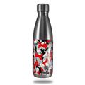 Skin Decal Wrap for RTIC Water Bottle 17oz Sexy Girl Silhouette Camo Red (BOTTLE NOT INCLUDED)