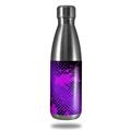 Skin Decal Wrap for RTIC Water Bottle 17oz Halftone Splatter Hot Pink Purple (BOTTLE NOT INCLUDED)