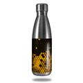 Skin Decal Wrap for RTIC Water Bottle 17oz HEX Yellow (BOTTLE NOT INCLUDED)