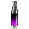 Skin Decal Wrap for RTIC Water Bottle 17oz Fire Purple (BOTTLE NOT INCLUDED)