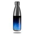 Skin Decal Wrap for RTIC Water Bottle 17oz Fire Blue (BOTTLE NOT INCLUDED)