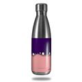 Skin Decal Wrap for RTIC Water Bottle 17oz Ripped Colors Purple Pink (BOTTLE NOT INCLUDED)