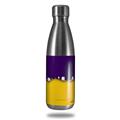 Skin Decal Wrap for RTIC Water Bottle 17oz Ripped Colors Purple Yellow (BOTTLE NOT INCLUDED)