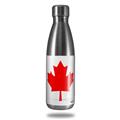 Skin Decal Wrap for RTIC Water Bottle 17oz Canadian Canada Flag (BOTTLE NOT INCLUDED)