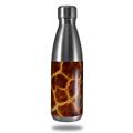 Skin Decal Wrap for RTIC Water Bottle 17oz Fractal Fur Giraffe (BOTTLE NOT INCLUDED)