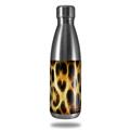 Skin Decal Wrap for RTIC Water Bottle 17oz Fractal Fur Leopard (BOTTLE NOT INCLUDED)