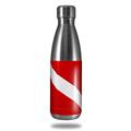 Skin Decal Wrap for RTIC Water Bottle 17oz Dive Scuba Flag (BOTTLE NOT INCLUDED)
