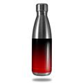 Skin Decal Wrap for RTIC Water Bottle 17oz Smooth Fades Red Black (BOTTLE NOT INCLUDED)