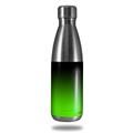 Skin Decal Wrap for RTIC Water Bottle 17oz Smooth Fades Green Black (BOTTLE NOT INCLUDED)