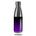 Skin Decal Wrap for RTIC Water Bottle 17oz Smooth Fades Purple Black (BOTTLE NOT INCLUDED)