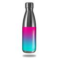 Skin Decal Wrap for RTIC Water Bottle 17oz Smooth Fades Neon Teal Hot Pink (BOTTLE NOT INCLUDED)