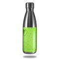 Skin Decal Wrap for RTIC Water Bottle 17oz Raining Neon Green (BOTTLE NOT INCLUDED)