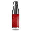Skin Decal Wrap for RTIC Water Bottle 17oz Raining Red (BOTTLE NOT INCLUDED)