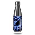 Skin Decal Wrap for RTIC Water Bottle 17oz Electrify Blue (BOTTLE NOT INCLUDED)