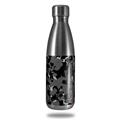 Skin Decal Wrap for RTIC Water Bottle 17oz WraptorCamo Old School Camouflage Camo Black (BOTTLE NOT INCLUDED)