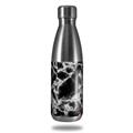 Skin Decal Wrap for RTIC Water Bottle 17oz Electrify White (BOTTLE NOT INCLUDED)
