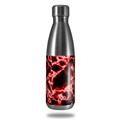 Skin Decal Wrap for RTIC Water Bottle 17oz Electrify Red (BOTTLE NOT INCLUDED)