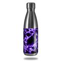 Skin Decal Wrap for RTIC Water Bottle 17oz Electrify Purple (BOTTLE NOT INCLUDED)