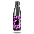 Skin Decal Wrap for RTIC Water Bottle 17oz Electrify Hot Pink (BOTTLE NOT INCLUDED)