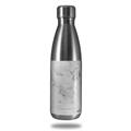 Skin Decal Wrap for RTIC Water Bottle 17oz Marble Granite 07 White Gray (BOTTLE NOT INCLUDED)